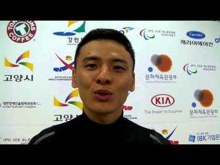 Korea's Seung-Hwan Jung - 2013 IPC Ice Sledge Hockey World Championships A-Pool