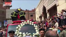 جنازة الشهيد محمد مهنا تتحول لمظاهرة ضد الإرهاب بالغربية