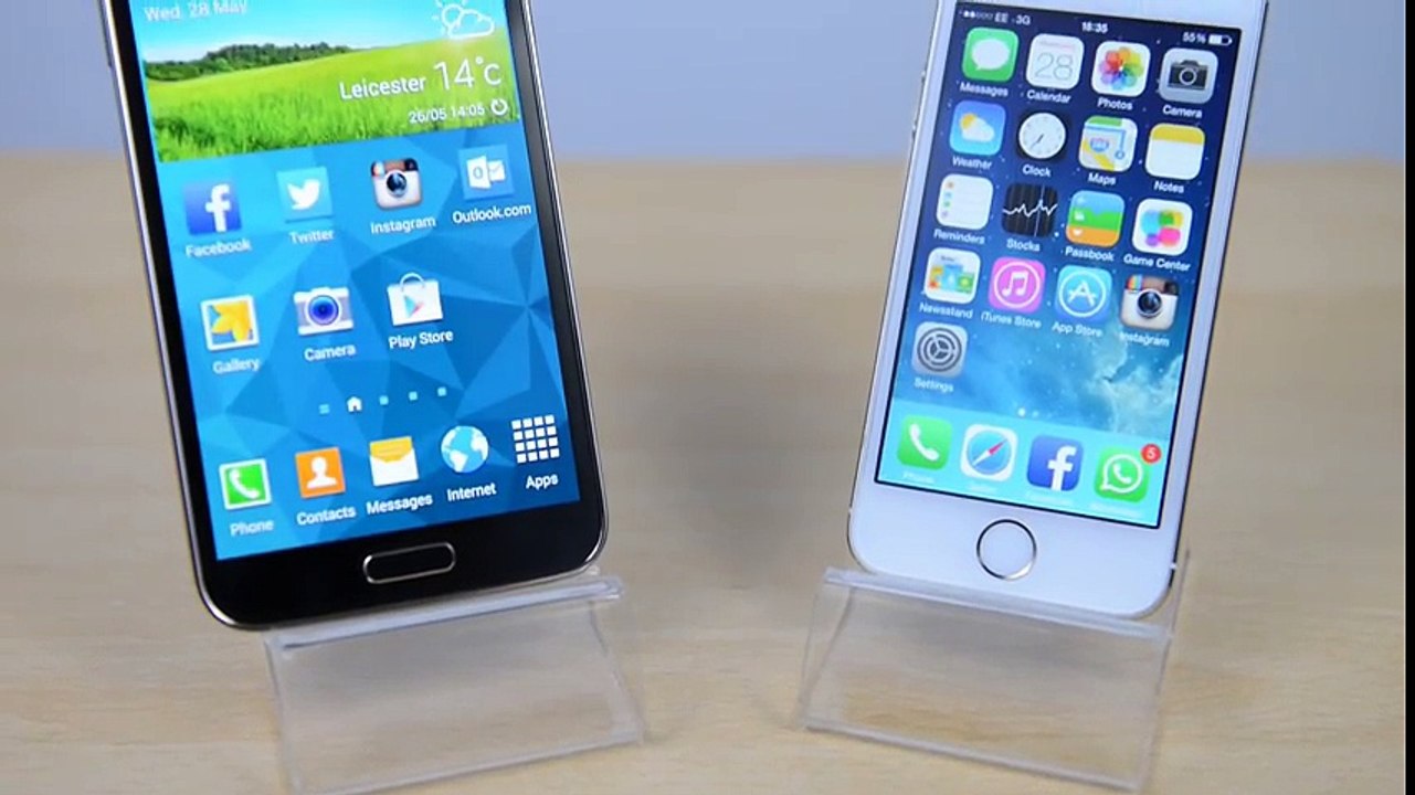Galaxy S5 vs iPhone 5s - Speed Test + Benchmarks
