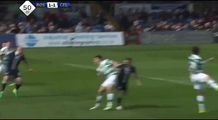 Michael Gardyne Goal - Ross County 1-1 Celtic 16.04.2017