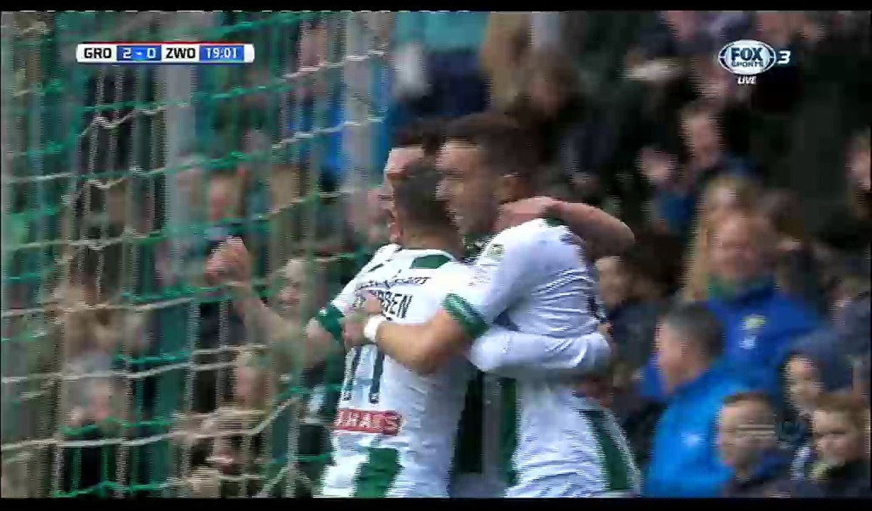 Mimoun Mahi Goal HD - Groningen 2-0 Zwolle - 16.04.2017