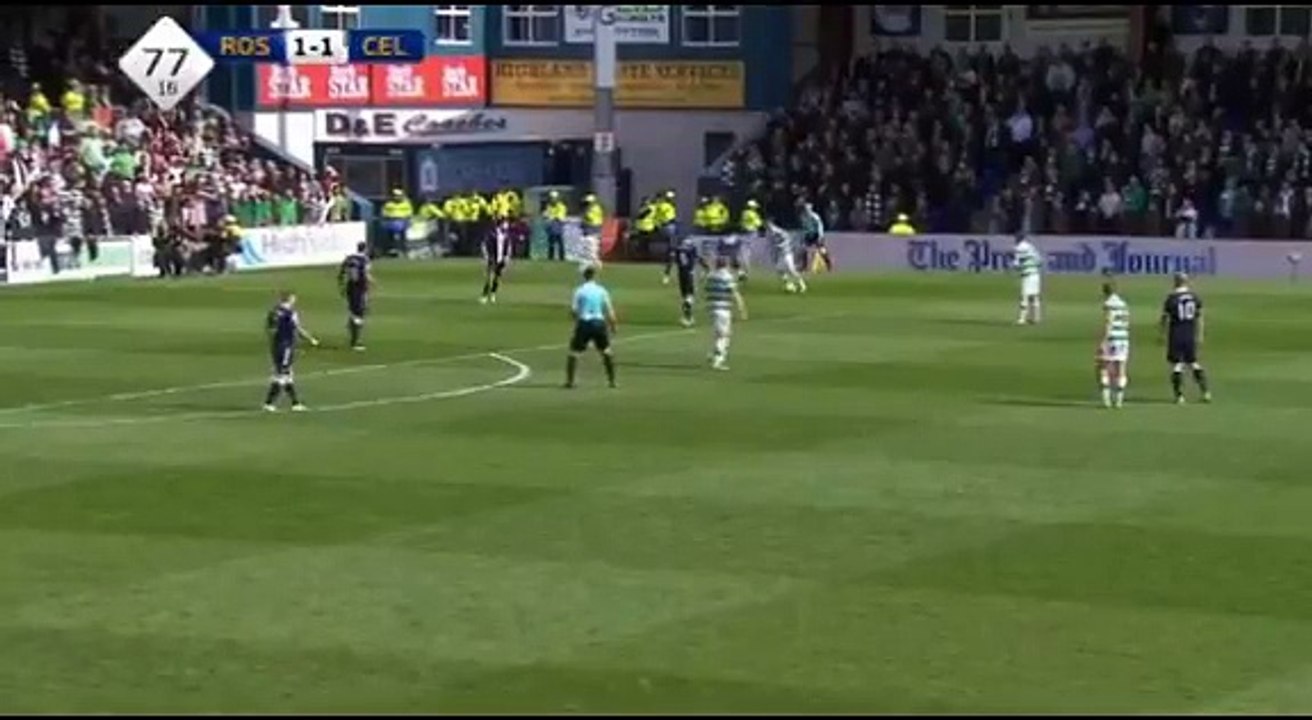 Patrick Roberts Goal - Ross County 1-2 Celtic 16.04.2017