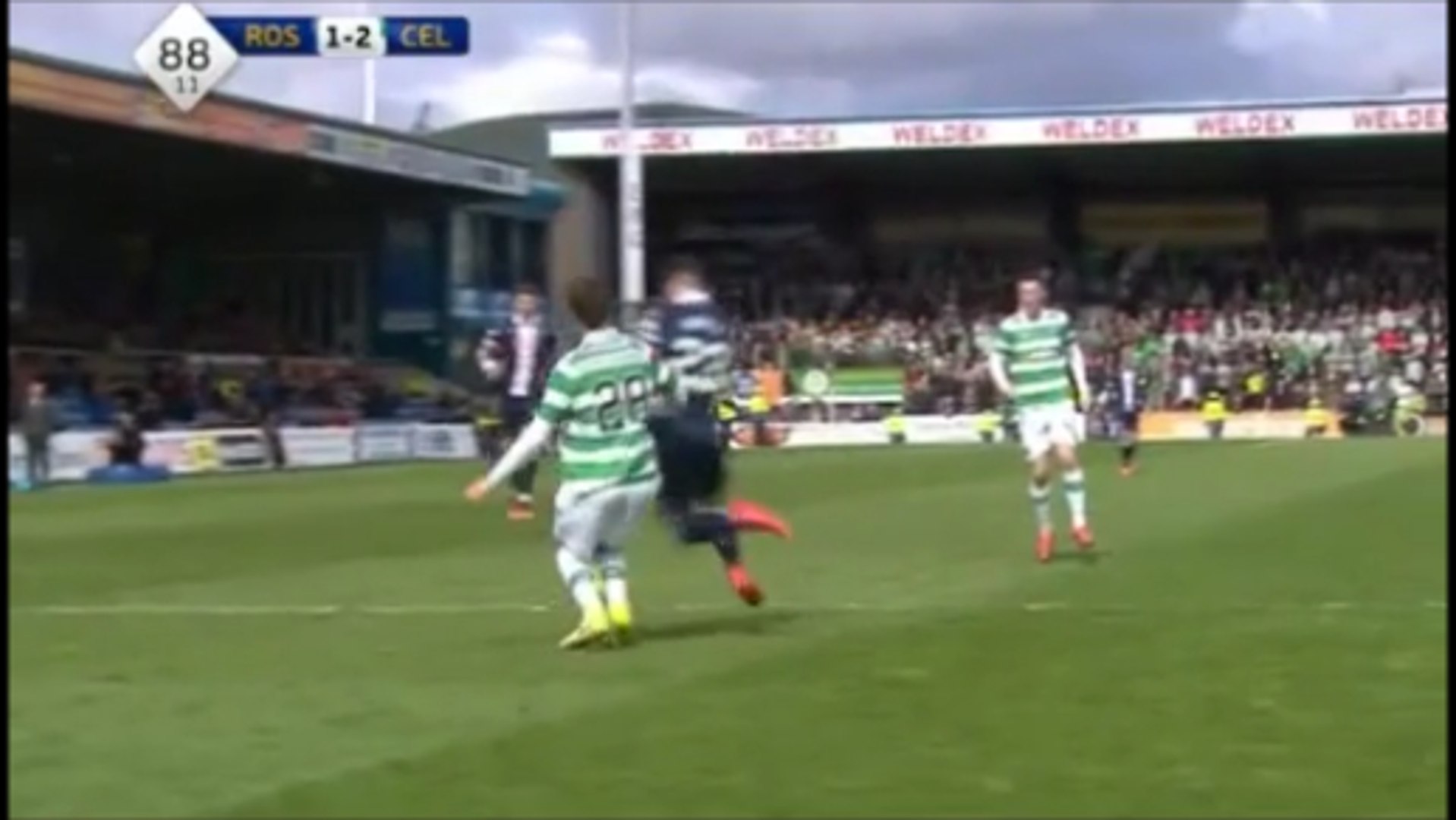 Ross County Awarded A Ridiculous Penalty After Alex Schalk Clear Dive vs Celtic!