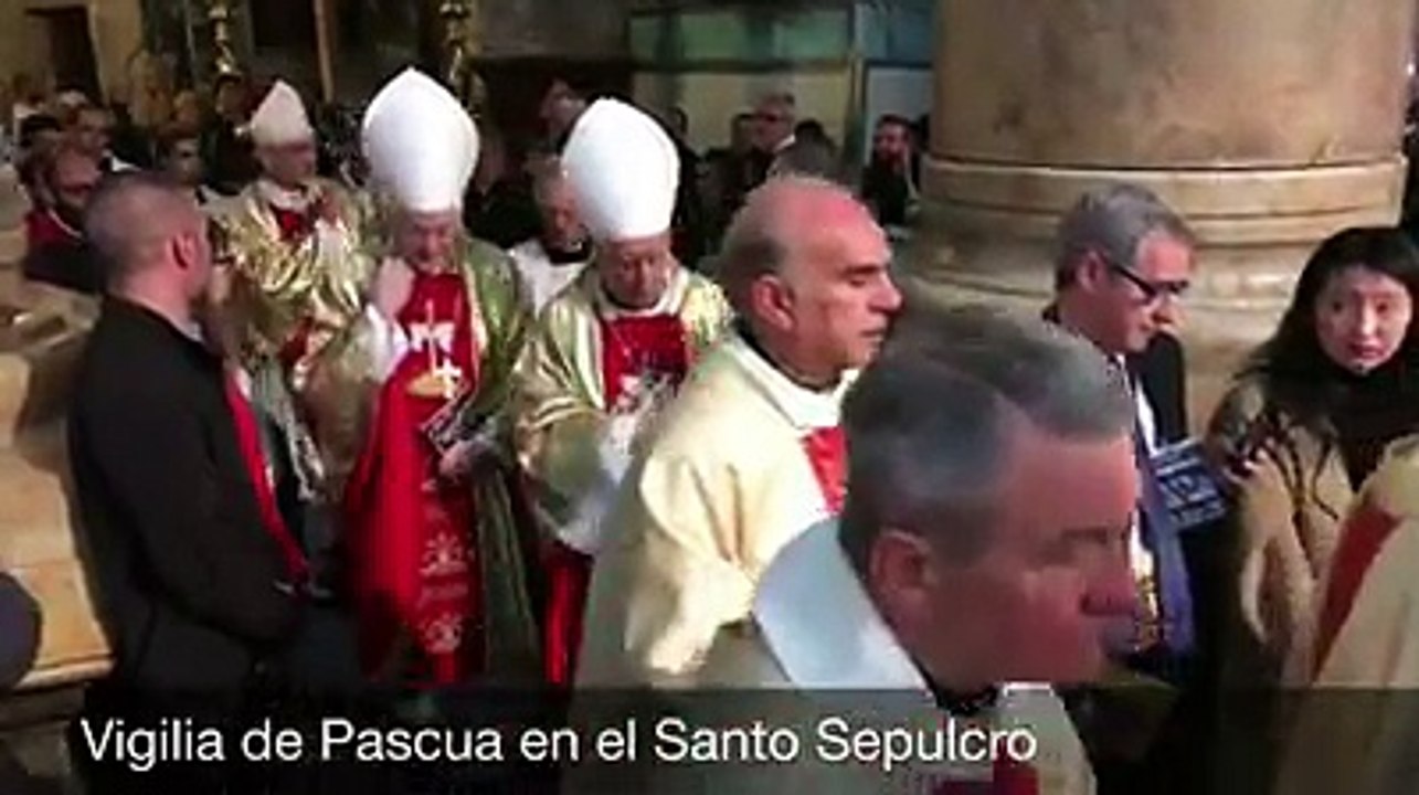 Como sacerdote mi primera Vigilia Pascual justo en el Santo Sepulcro - PADRE JOSÉ LUIS GONZÁLEZ SANTOSCOY