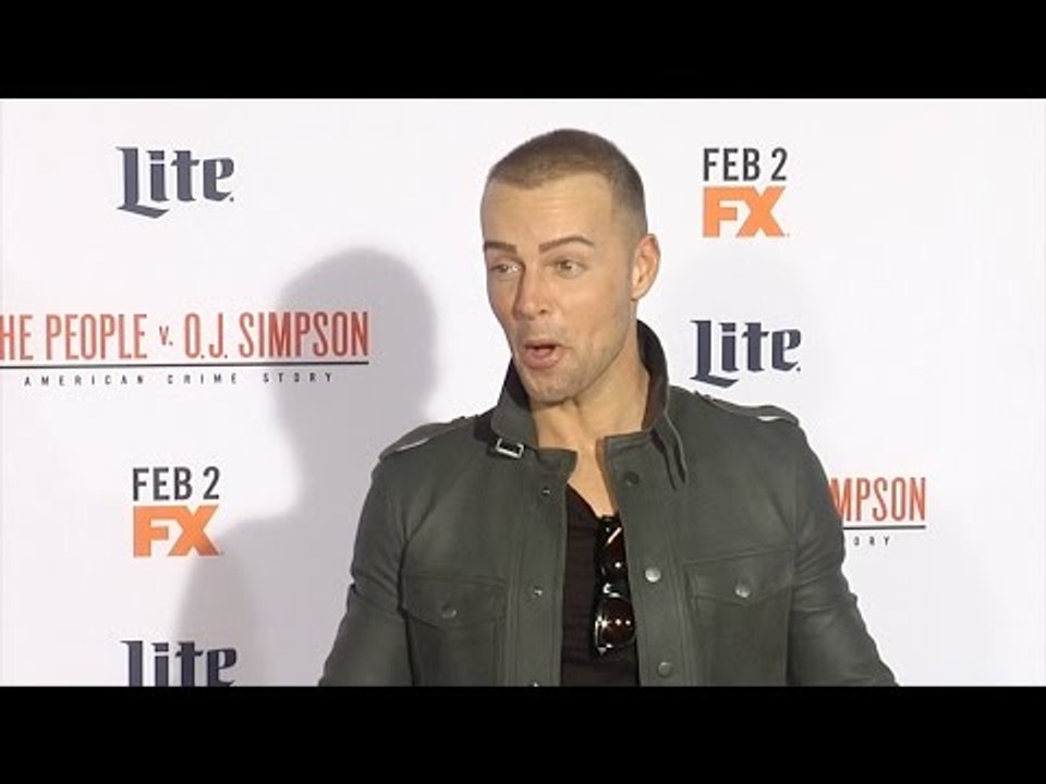 Joey Lawrence "The People v. O.J. Simpson: American Crime Story" Premiere