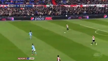 Jens Toornstra Goal HD - Feyenoord 1-0 FC Utrecht - 16.04.2017 HD