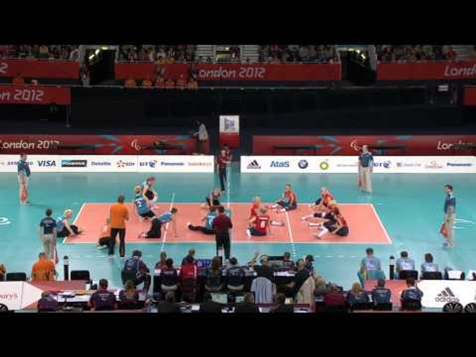 Sitting volleyball (women) - Netherlands v Ukraine - London 2012 Paralympic Games
