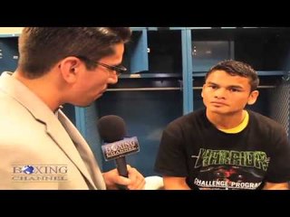 Marcos Maidana "It was a good stoppage; He did not have power, if he did he would of KO'd me"