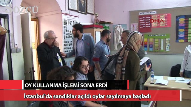 İstanbul'da oy sayımı başladı!