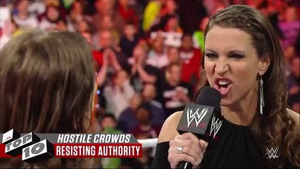 Hostile crowd reactions- WWE Top 10