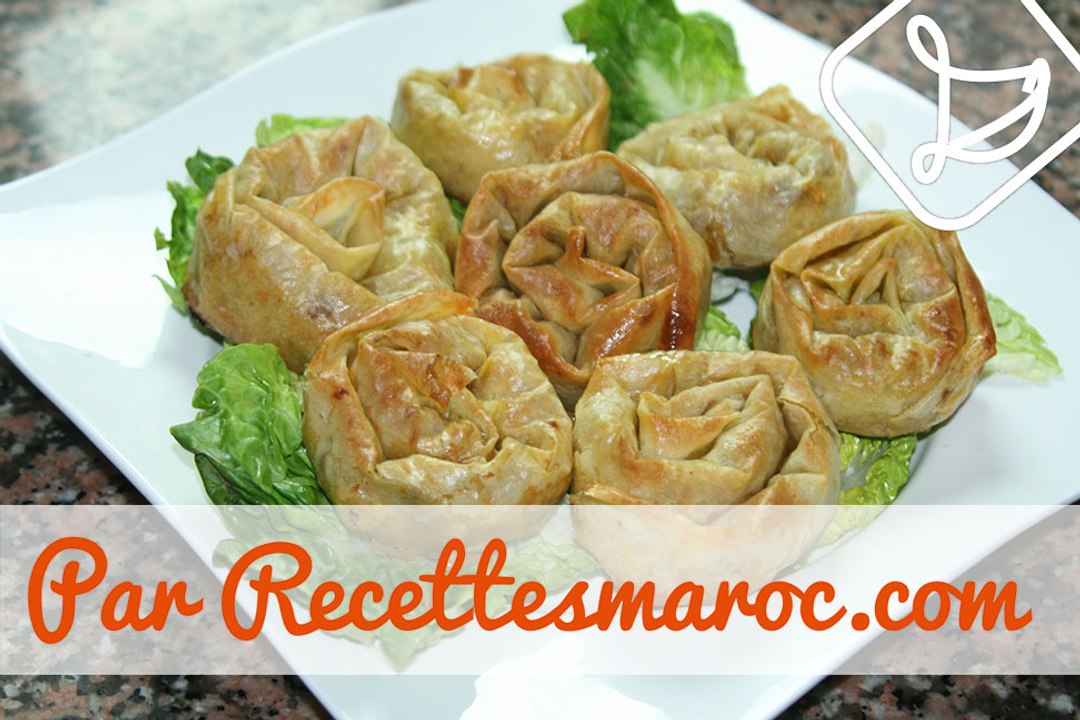 Mhancha Salée au Poulet & Légumes - Savory Chicken & Vegetable Mhancha - محنشة مالحة بالدجاج و الخضر