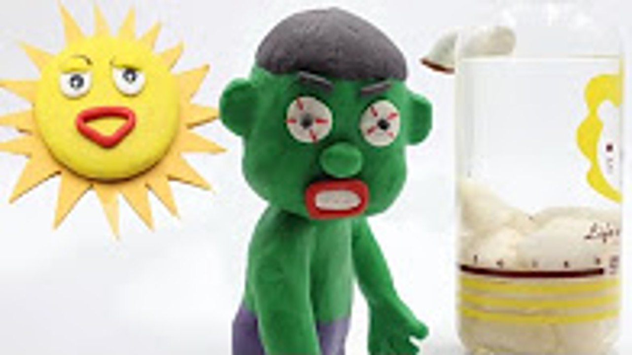 Hulk Bad Baby Stupid Animation Play doh ❤ Superhero In Real Life Stop Motion movies