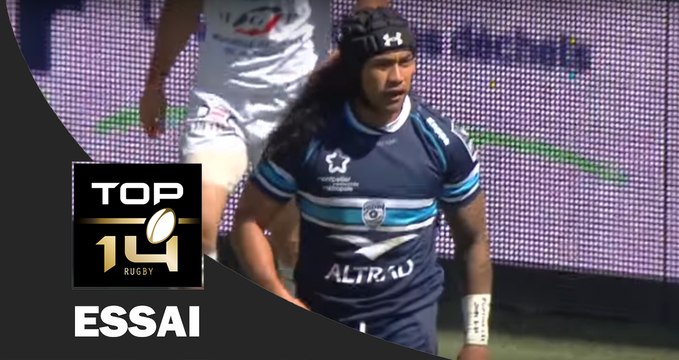 TOP 14 ‐ Essai Joseph TOMANE (MHR) – Montpellier - Bayonne – J24 – Saison 2016/2017