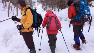 残雪の札幌 盤渓山～三菱山を楽しくスノーハイク　2017年3月17日