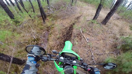 KLX250 trail ride