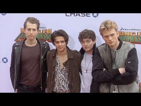 The Vamps Kung Fu Panda 3 World Premiere Red Carpet