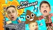Minecraft Poop Factory Challenge Build! EAT Dirty Baby DIAPER + Candy Poo Monster HobbyKids FunTV