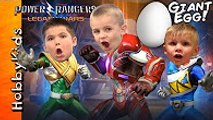 Power Rangers   Giant SNAKE Surprise Egg! Legacy Wars Game with HobbyBear TOYS HobbyKids Fun TV