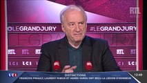 Hubert Védrine était l'invité du Grand Jury, dimanche 16 avril 2017