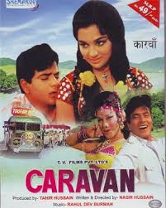 Kitna Pyara Wada Hai - Jeetendra - Asha Parekh - Caravan - Lata -Rafi -
