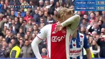 Kasper Dolberg Penalty Goal HD - Ajax 4-1 Heerenveen - 16.04.2017 HD