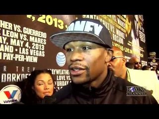 Floyd Mayweather reacts to Ruben Guerrero outburst, was texting Miss Jackson