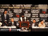 Ruben Guerrero flips out at the Mayweather vs Guerrero pre fight press conference