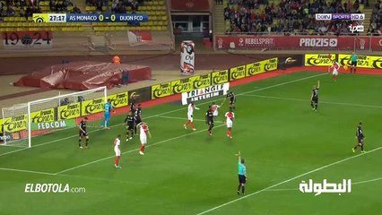 تدخلات و تحركات أنور شفيق في مباراة ديجون و موناكو