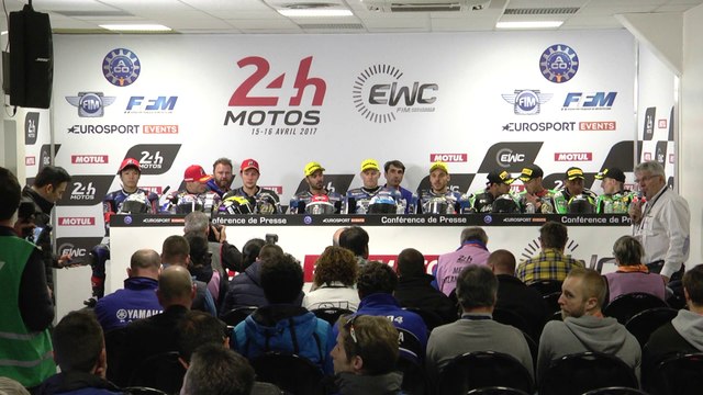 Conférence de presse d'après course - 24 Heures Motos 2017