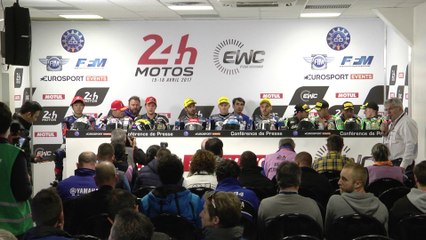 Conférence de presse d'après course - 24 Heures Motos 2017