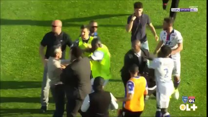 Bastia Fans Attack Lyon Players Again At Half Time!