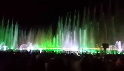 No its not Dubai, Its The Dancing Fountain at Bahria Town in Karachi