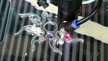 Laser Cut acrylic_ Sun vector, China laser cutting machine