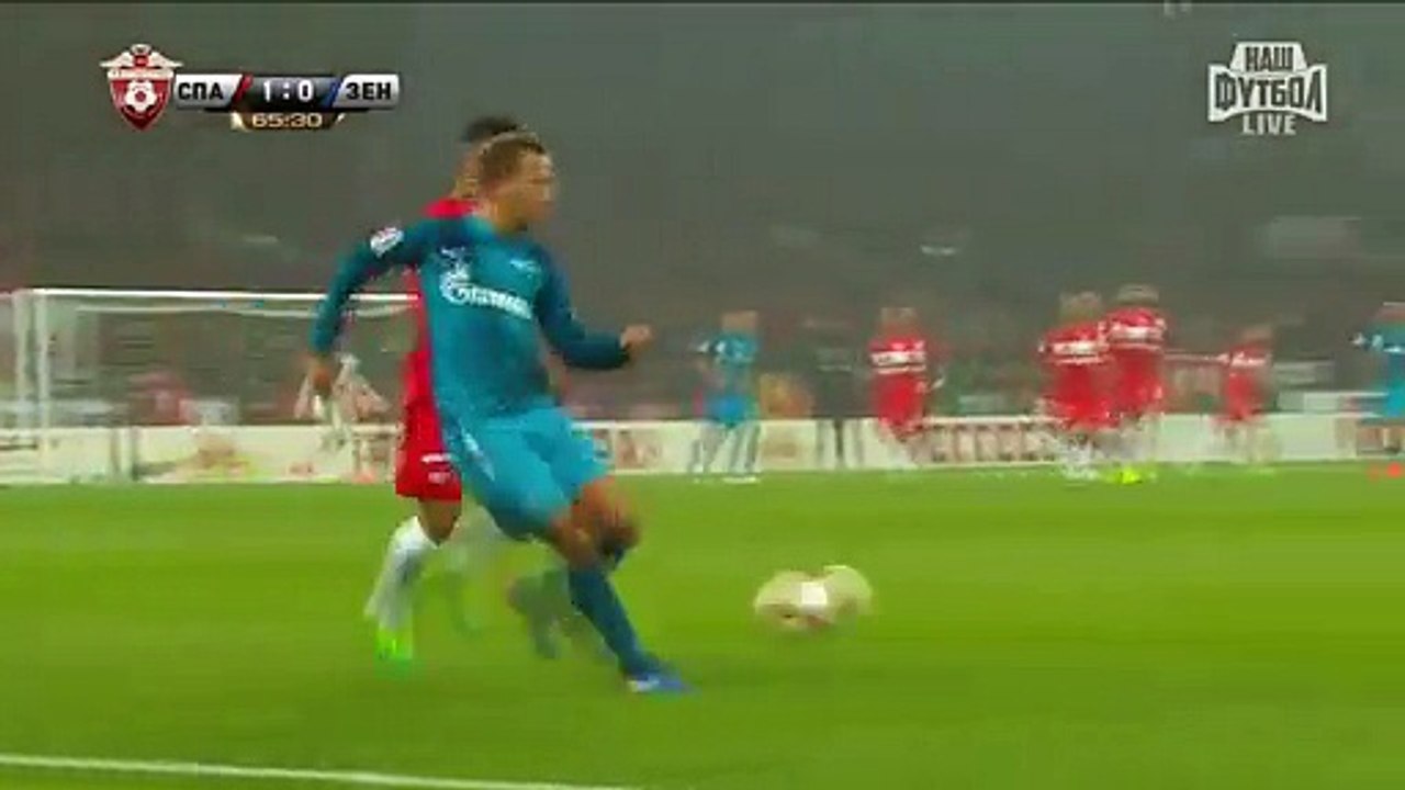 Artem Dzyuba Goal HD - Spartak Moscow 1-1 FC Zenit Saint Petersburg - 16.04.2017 HD