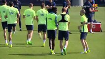 FC Barcelona training ahead of Barça - Real Sociedad