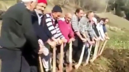 ¡A esto se le llama arado sincronizado!