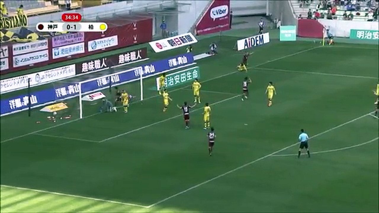 Vissel Kobe 1:1 Kashiwa  (Japanese J League. 16 April 2017)