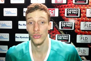 Corentin Carne après Elan Béarnais - Monaco : "On a manqué de fraîcheur sur la 2e mi-temps"