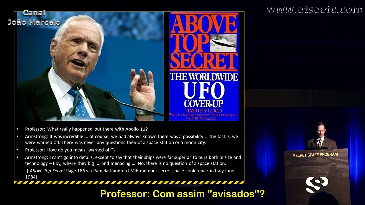 Discos Voadores e Triângulos Voadores - Palestra de Michael Schratt 1 de 2