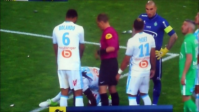 Bafetimbi Gomis Controversial Penalty Claim vs Saint Etienne!