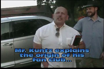 Mr. Kuntz explains the origin of his fan club