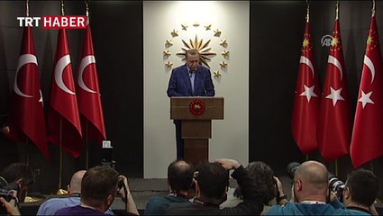 Cumhurbaşkanı Erdoğan'dan halkoylaması sonrası açıklama