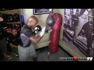 Timothy Bradley vs. Ruslan Provodnikov: Bradley training workout (HD)