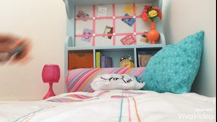 American Girl Doll room set up