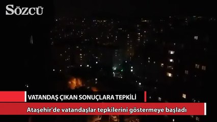 Ataşehir'de vatandaştan protesto!