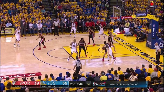 Ian Clark On Fire - Wizards vs Warriors - Apr 16, 2017