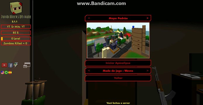 ZumbiBlock:jogando frenetico, tentando sobreviver mlk doido XD