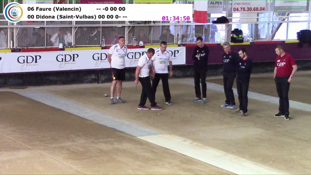 Finale, onzième étape du Trophée Super 16, Sport Boules, Privas 2017