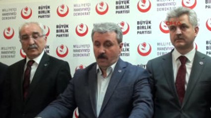 BBP Genel Başkanı Destici : Partimiz 'Evet' Kararıyla Sonucun Doğrudan Belirleyicilerinden Olmuştur