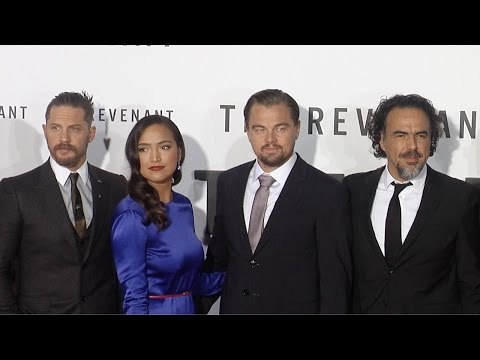 The Revenant Premiere Leonardo DiCaprio, Tom Hardy, Will Poulter, Domhnall Gleeson ARRIVALS